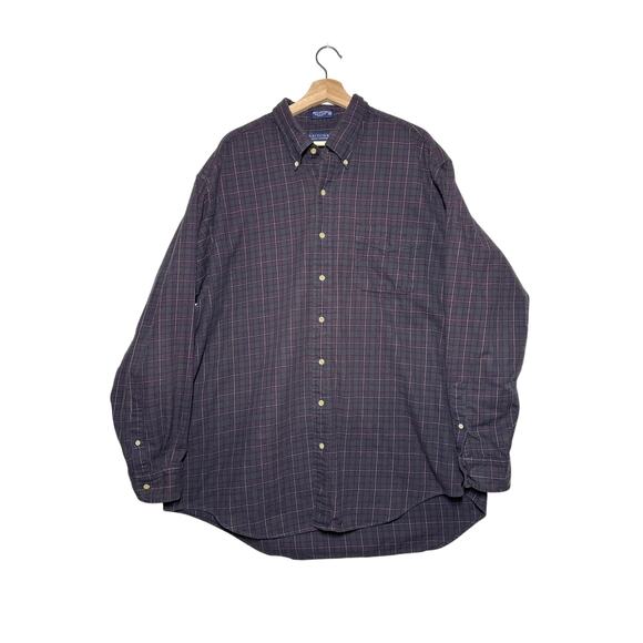 Britches Great Outdoors Men's Flannel Button Down Shirt Size XXL Pocket Plaid - Picture 1 of 10